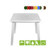 Стол пластиковый квадратный [130-0019] белый
