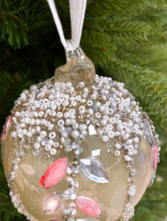 Шар елочный стекл. [63766]