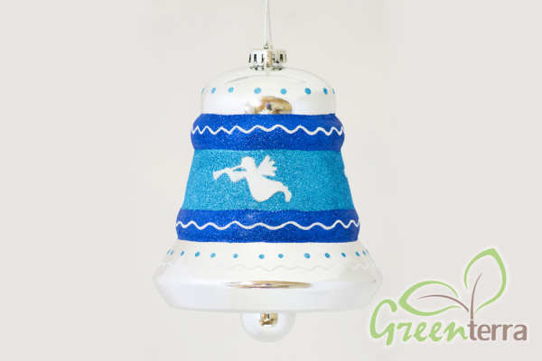 Украшение для больших ёлок "Колокольчик с рисунком"