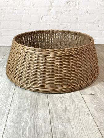 Корзина 70см плетёная под ёлку, разные цвета