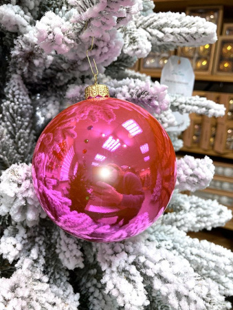 Шары пластиковые, малиновый глянец Шары пластиковые, малиновый глянец