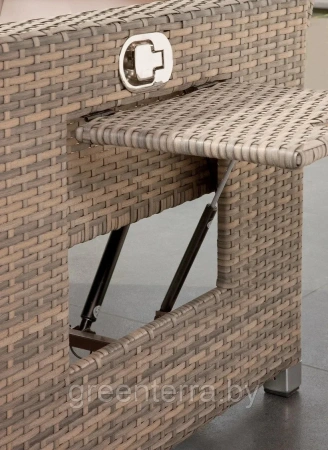 Диван-кровать уличный трансформер 3 В 1 "BAHIA", капучино [429106]