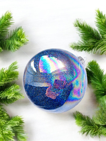 Шар елочный стекл. [5921-1]