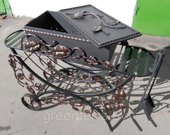 Кованый мангал "Пергола"