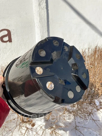 Горшок круглый литой 7.5л, ø 25см, высота 20см