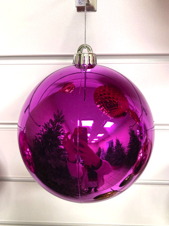 Шары пластиковые, глянец фуксия a