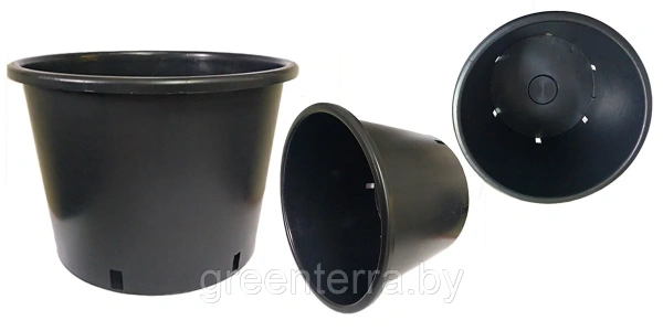 Горшок круглый под саженцы 75л, ø 59см, высота 40 см