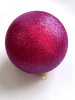Шары пластиковые, парча малиновый хамелеон