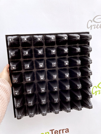 Кассета для рассады 49 ячеек (49-Ф конус), 100мл 