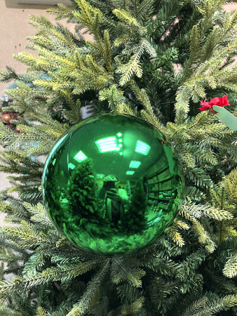 Шары пластиковые, глянец зелёный [green-2]