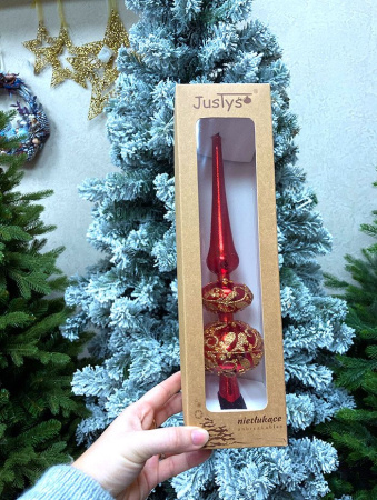 Верхушка на елку декорированная