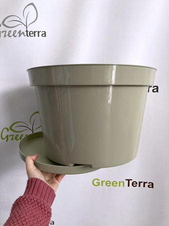 Горшок для цветов "Фикус 20" 20л, шалфей [00250]