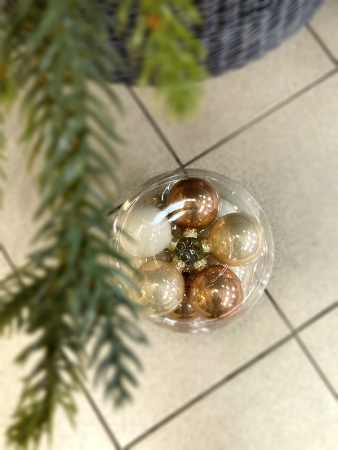 Набор шаров елочных стекл. Cashmere Rose 6см, 20 шт [142275]