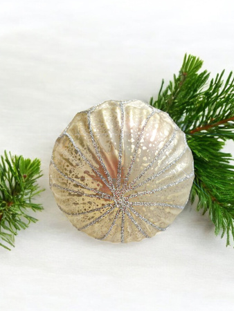 Шар елочный стекл. [5687-8]