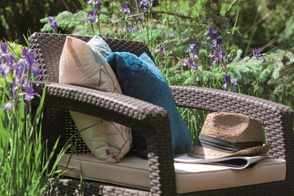 Комплект мебели из искусственного ротанга Corfu Fiesta, коричневый [258945]