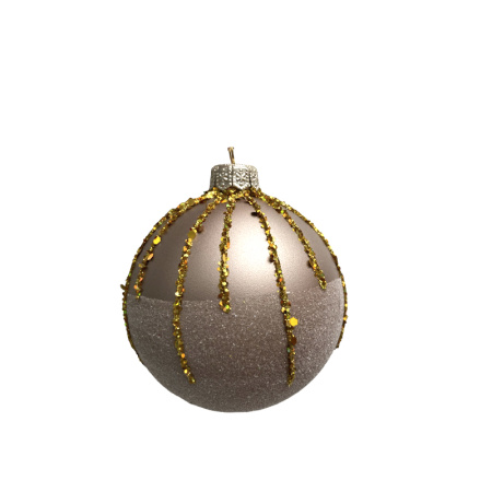 Набор шаров пластик. декор №10 разные цвета, 6см / 8см / 10см Шар пластиковый декорированный