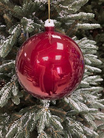 Шары пластиковые, бордо опал