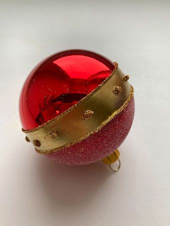 Шар пластиковый декорированный