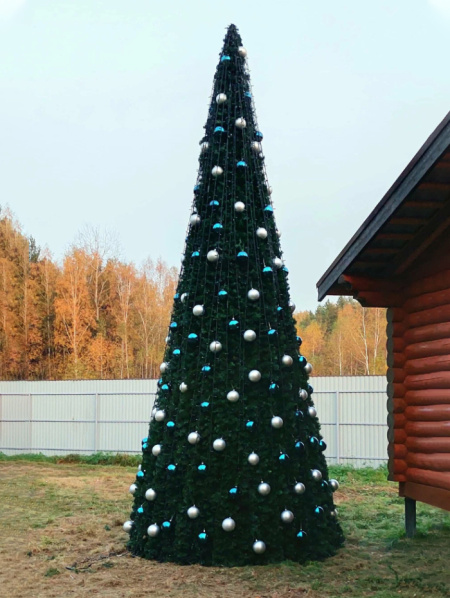 Большая уличная каркасная ель для 3D освещения 