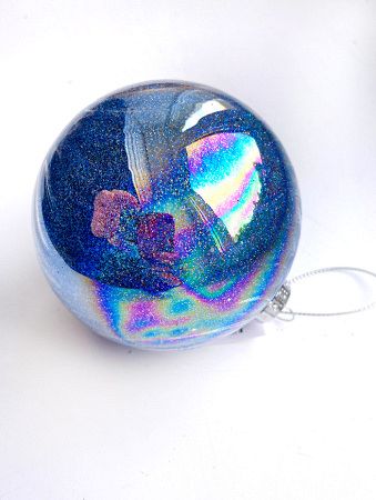 Шар елочный стекл. [5921-1]