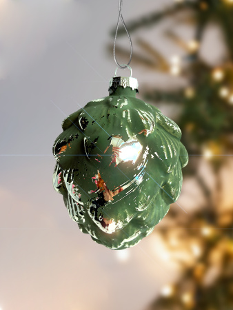 Игрушка елочная стекл. [0063-15]