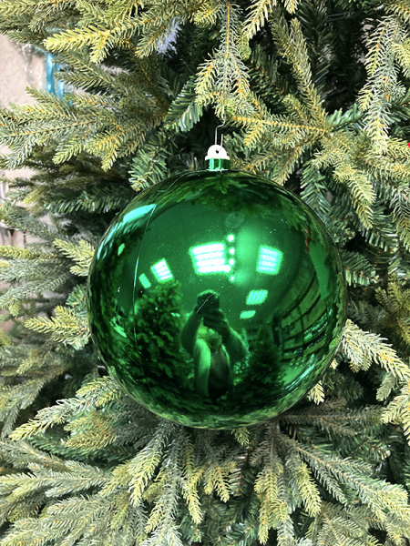 Шары пластиковые, глянец зелёный [green-2]