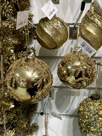 Шар елочный стекл. [67340]