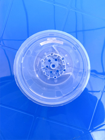 Горшок для орхидеи "№2" 1.4л,  ø15см, высота 12.5см, прозрачный