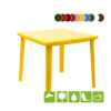 Стол пластиковый квадратный [130-0019] жёлтый