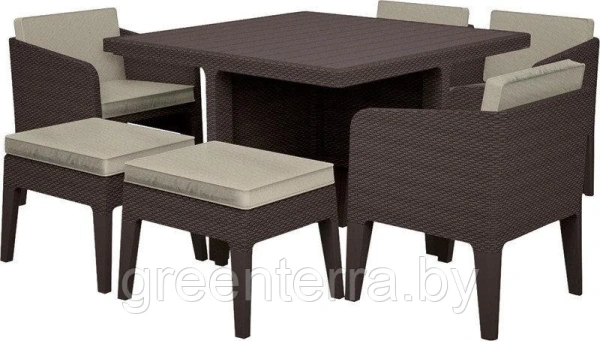 Комплект мебели Keter Columbia dining set ( 7 предметов) [231785]