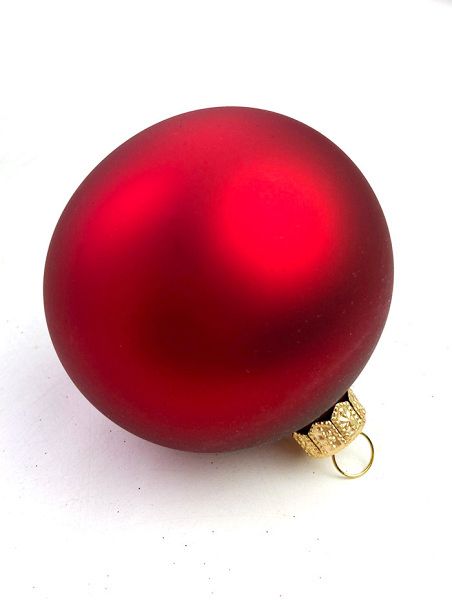 Шар елочный стекл. 8 см, [G-21]