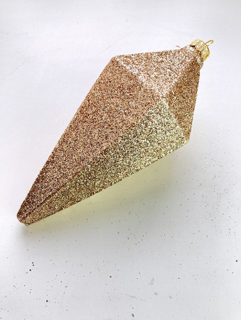 Украшение елочное "Кристалл" золото