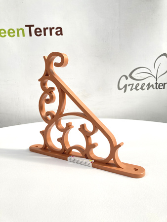 Кронштейн для подвесных кашпо, терракотовый