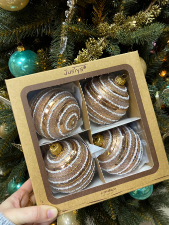 Шар пластиковый декорированный