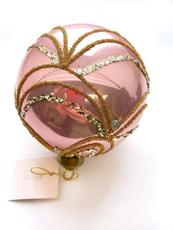 Шар елочный стекл. 10см [5010-3B/10]