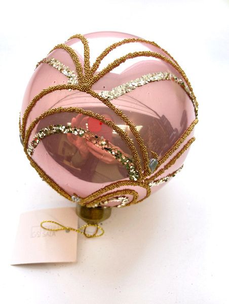 Шар елочный стекл. 10см [5010-3B/10]