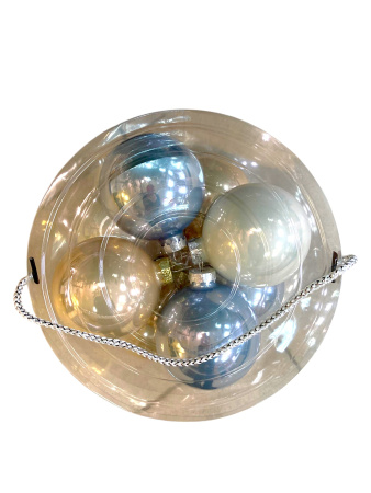 Набор шаров елочных стекл. Летний Ветер 8см, 16шт [2000176]