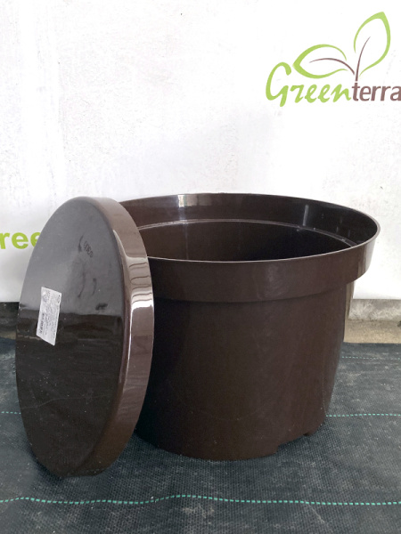 Горшок для цветов "Фикус 20" 20л, шоколад []