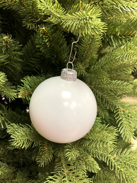 Шары пластиковые, белые глянец