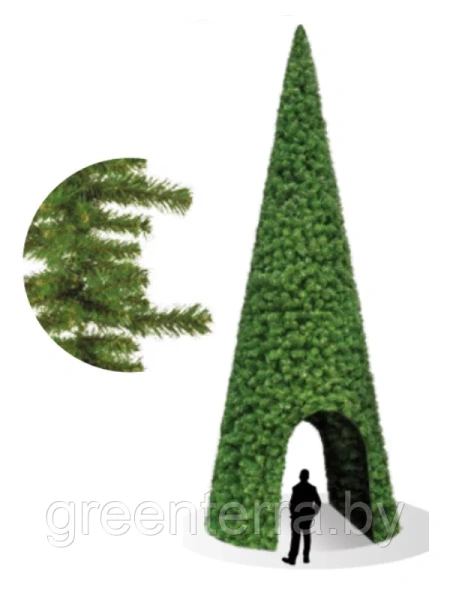 Большая уличная каркасная "Ель с аркой" Большая уличная каркасная "Ель с аркой"
