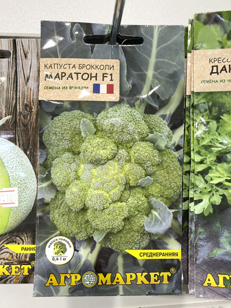 капуста брокколи Маратон F1 (уп.15шт.) Франция