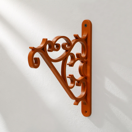 Кронштейн для подвесных кашпо, терракотовый