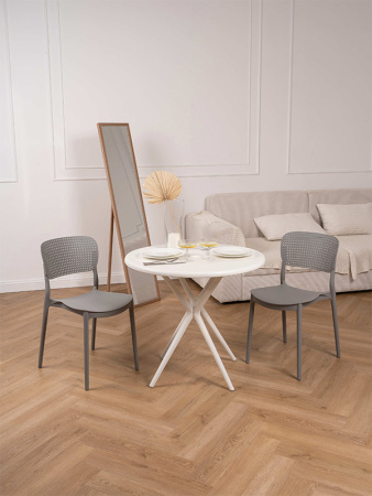 Стол круглый Teori белый