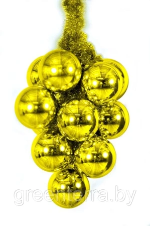 Украшение для больших ёлок "Гроздь из шаров" 50 см