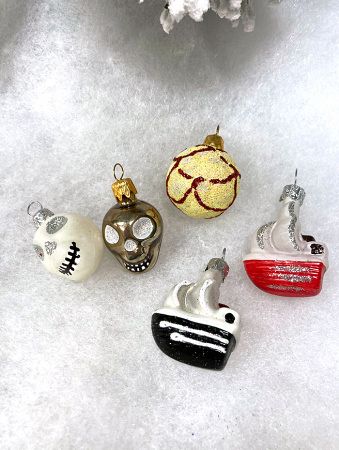 Игрушка елочная стеклянная "Мини-форма"