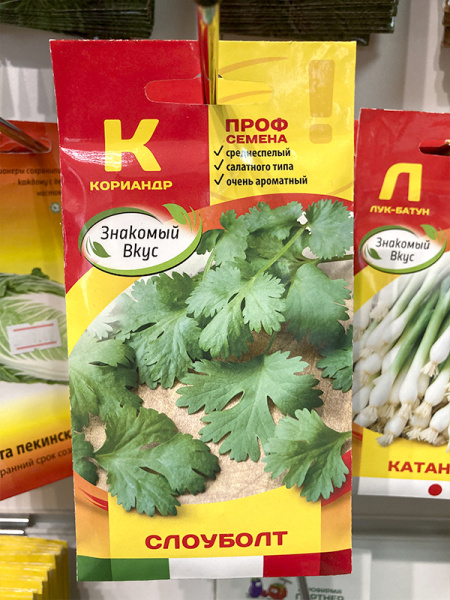 Кориандр Слоуболт