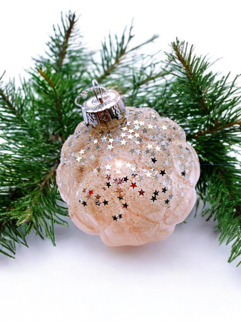 Шар елочный стекл. [0209-8]