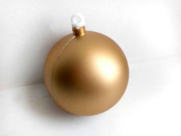 Шары пластиковые, золото мат. Шары пластиковые, матовые золото