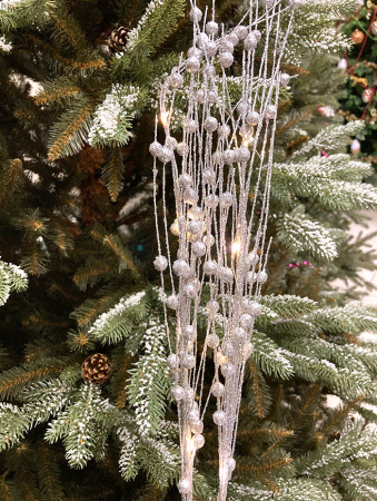 Светодиодная ветка Micro 10 LED 76см, цв.тепл. белый (уп.2шт.) [482137]