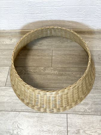 Корзина 75см плетёная под ёлку, разные цвета